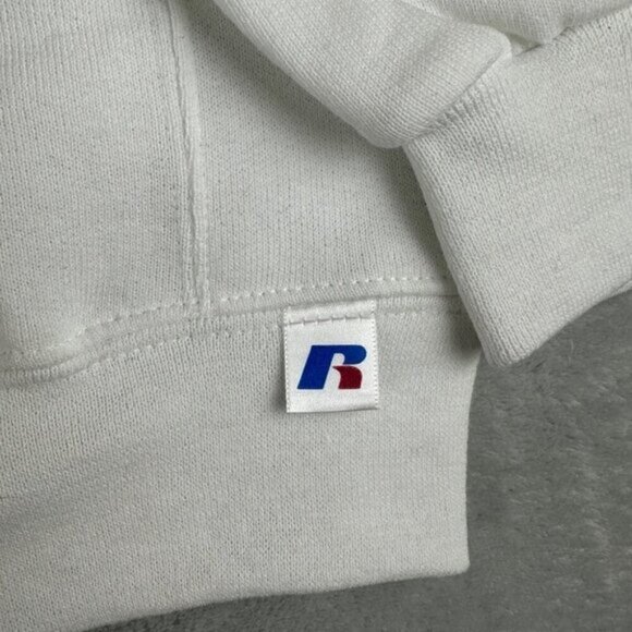 Russell Athletic NWT Crewneck White Sweater Mens Size XL - Picture 4 of 6